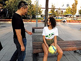 ハンガリーでナンパしたノリのいい超美形金髪ギャル！日本人の極太棒で鬼突きからのザー汁ドクドク中出し！　サンプル画像06